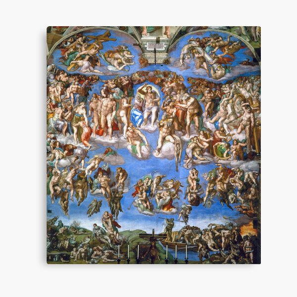 Item preview, Michelangelo Buonarroti's The Last Judgment (1536-1541) designed and sold by Suzana Djordjevic.