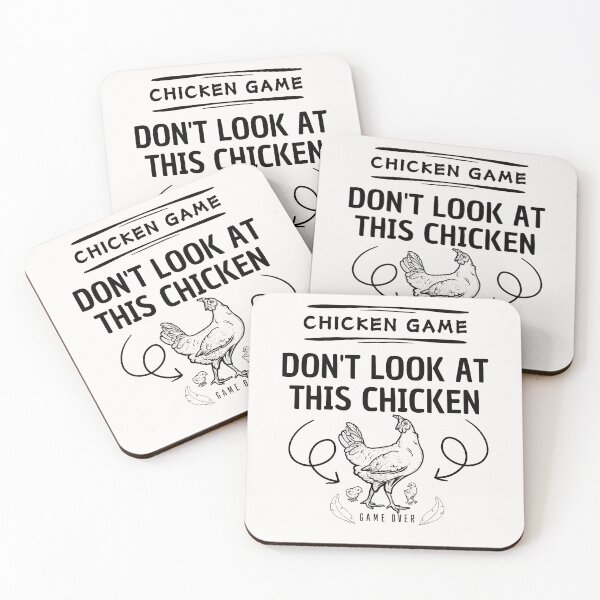 Item preview,  don't look at this chicken/game over. designed and sold by store7azzouzi.