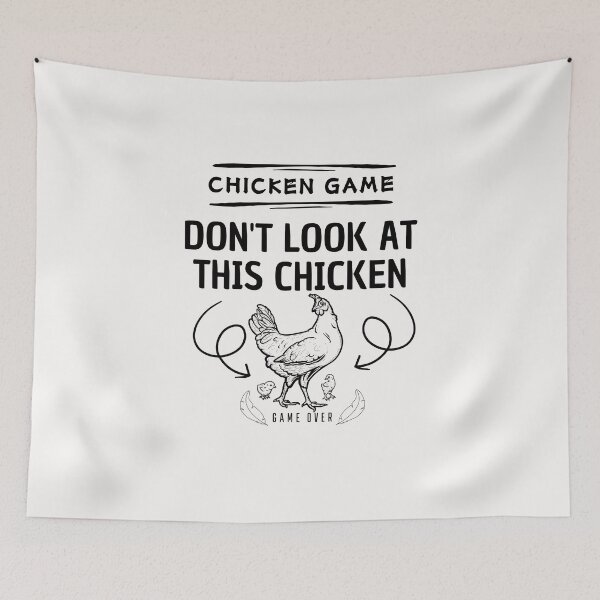 Item preview,  don't look at this chicken/game over. designed and sold by store7azzouzi.