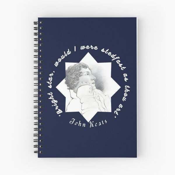 Item preview, John Keats portrait and quote (version 2): Bright star, would I were steadfast as thou art designed and sold by artbleed.