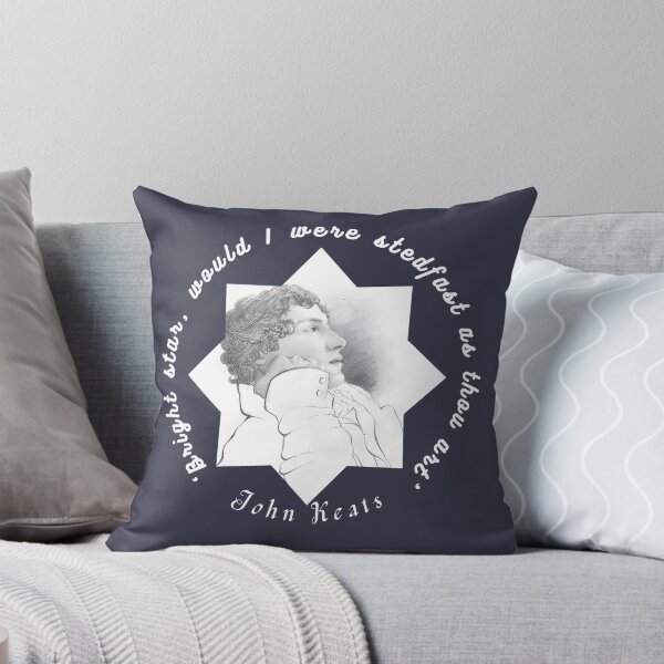 Item preview, John Keats portrait and quote (version 2): Bright star, would I were steadfast as thou art designed and sold by artbleed.