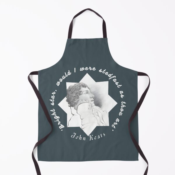 Item preview, John Keats portrait and quote (version 2): Bright star, would I were steadfast as thou art designed and sold by artbleed.