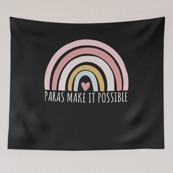 Item preview, Paras Make It Possible Teacher Paraprofessional Paraeducator designed and sold by Pitchou07.