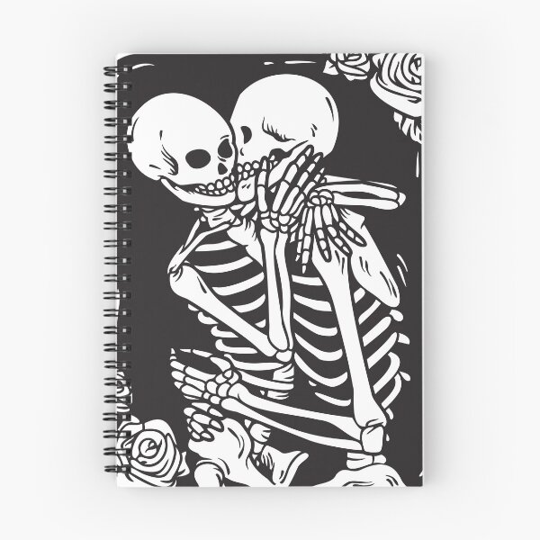 Item preview, Tarot Card Kissing Skeleton Love Skull Bones Horror Goth designed and sold by LionessLove.