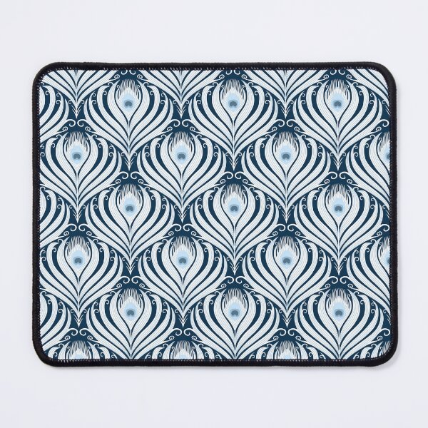Item preview, Fancy Feather 2 - Navy designed and sold by Carina Parry Studios.