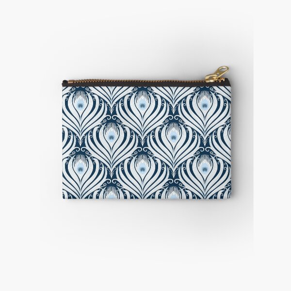 Item preview, Fancy Feather 2 - Navy designed and sold by Carina Parry Studios.