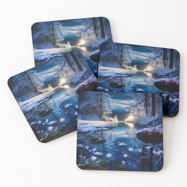 Item preview, Iceland landscape with aurora night sky in long exposure - Landscape photography designed and sold by TheArtistOf2022.