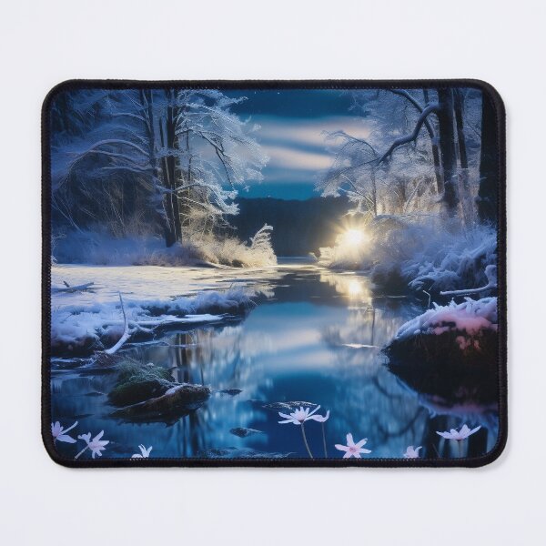 Item preview, Iceland landscape with aurora night sky in long exposure - Landscape photography designed and sold by TheArtistOf2022.