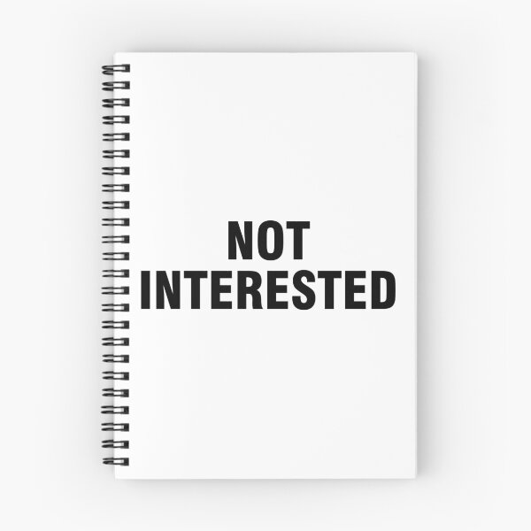 Item preview, Not interested designed and sold by allthetees.