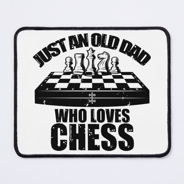 Item preview, just an old dadl who loves chess designed and sold by TshirtTalkYou.