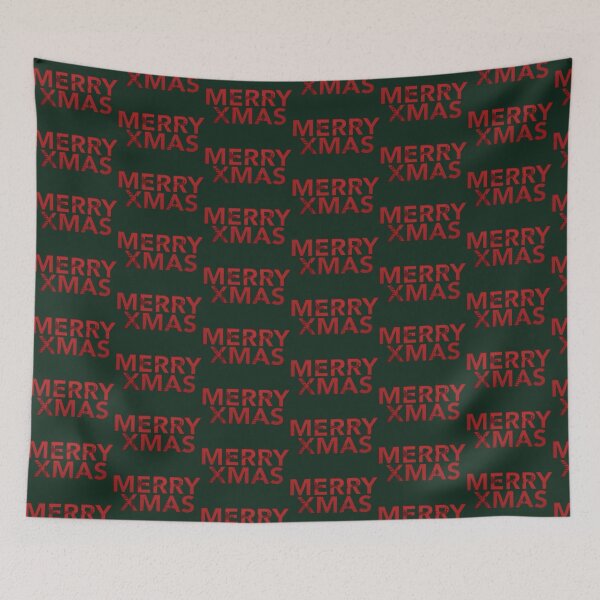 Item preview, Red Xmas Typography designed and sold by anargamanoppo.