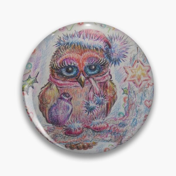 Item preview, Hoot - Christmas owl keeping snug  designed and sold by LittleLiz.