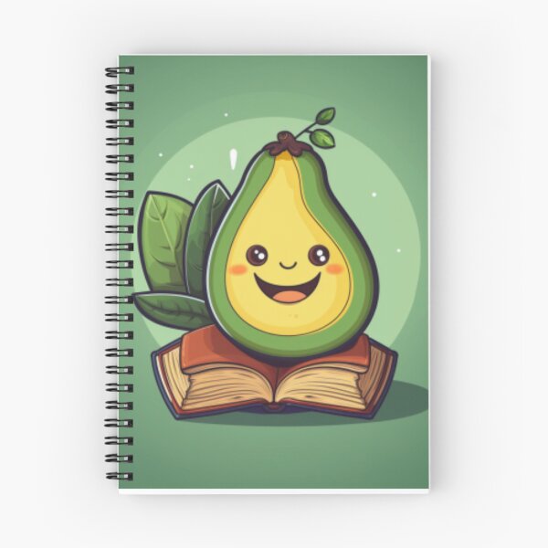 Item preview, Mamacado Cute Little Avocado Smiling on Open Book designed and sold by cristina1001.