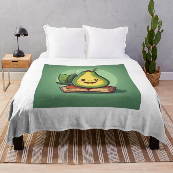 Item preview, Mamacado Cute Little Avocado Smiling on Open Book designed and sold by cristina1001.
