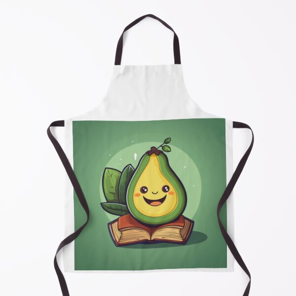 Item preview, Mamacado Cute Little Avocado Smiling on Open Book designed and sold by cristina1001.