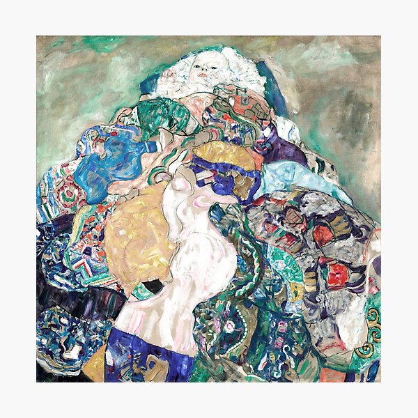 Item preview, Bébé (berceau) (vers 1917-1918) de Gustav Klimt designed and sold by BossyCatHome.
