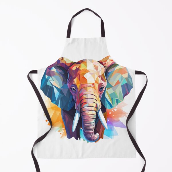 Item preview, Happy crystalline smiling elephant designed and sold by GoodThings66.