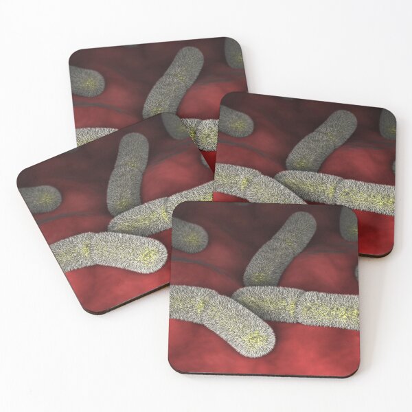 Item preview, STK701558H-Yersinia pestison bacteria on surface. designed and sold by StocktrekImages.