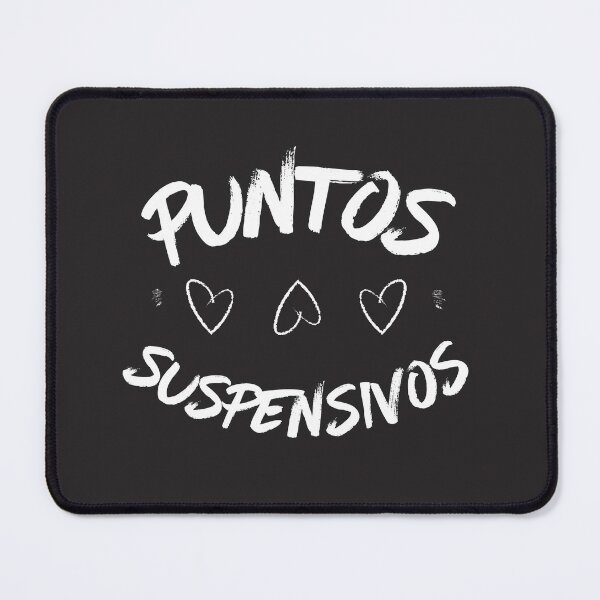 Item preview, Spanish phrase: Ellipsis in white (I). Music in Spanish. designed and sold by Rebeldía Pura.