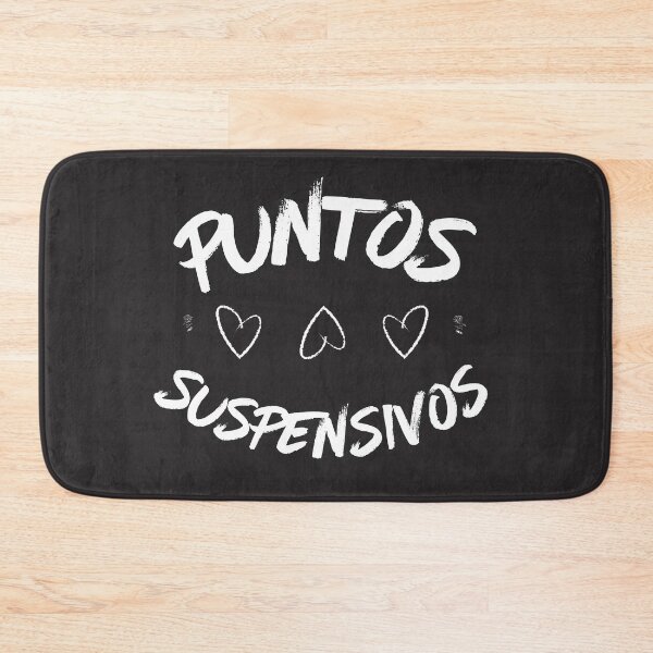 Item preview, Spanish phrase: Ellipsis in white (I). Music in Spanish. designed and sold by Rebeldía Pura.