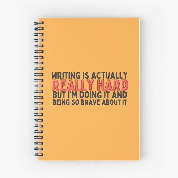 Item preview, writing is really hard and im being brave designed and sold by careofjacks.