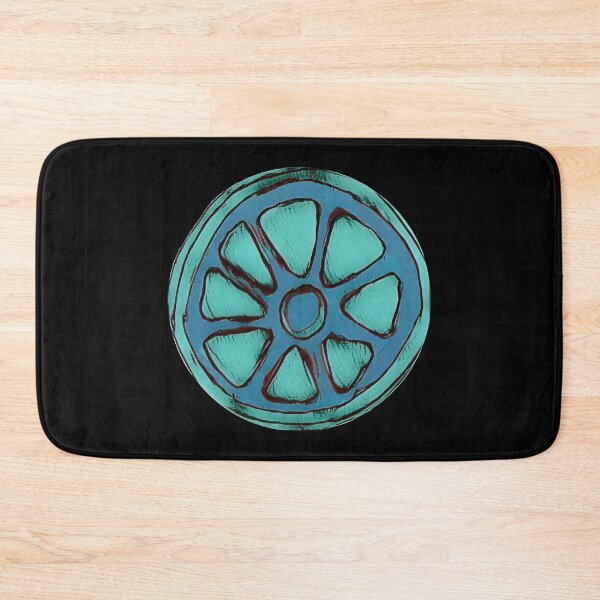 Item preview, Distressed Blue orange slice designed and sold by FlossOrFi.
