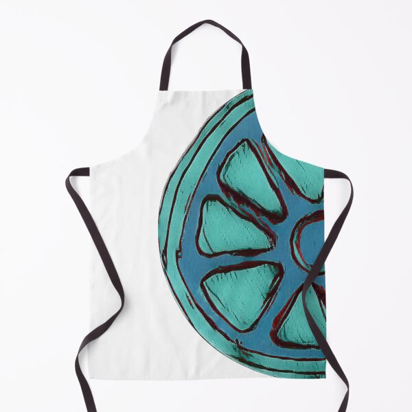 Item preview, Distressed Blue orange slice designed and sold by FlossOrFi.