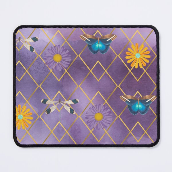 Item preview, gold geometric butterfly pattern designed and sold by Taloory.