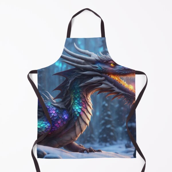Item preview, Dragon in snow designed and sold by EclecticDen.