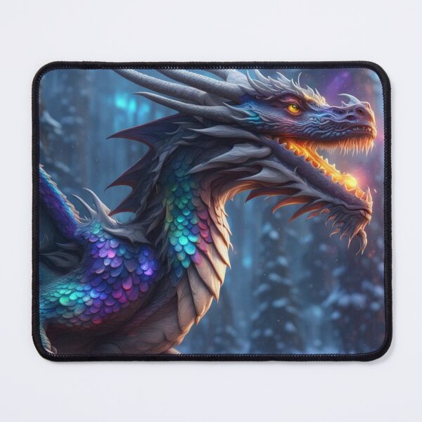 Item preview, Dragon in snow designed and sold by EclecticDen.