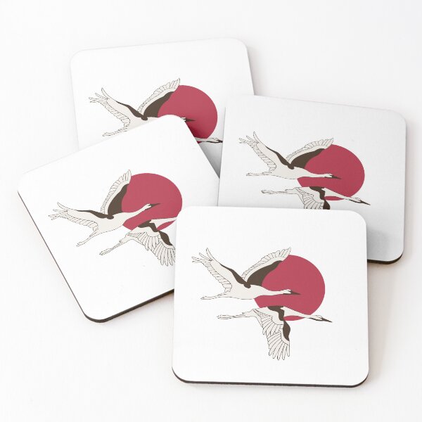 Item preview, Japanese style. Geese. Red and beige colors designed and sold by coollooc-piece.