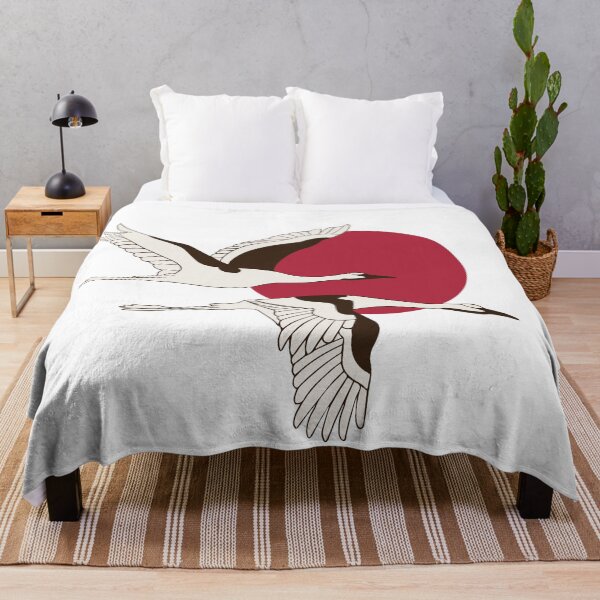 Item preview, Japanese style. Geese. Red and beige colors designed and sold by coollooc-piece.