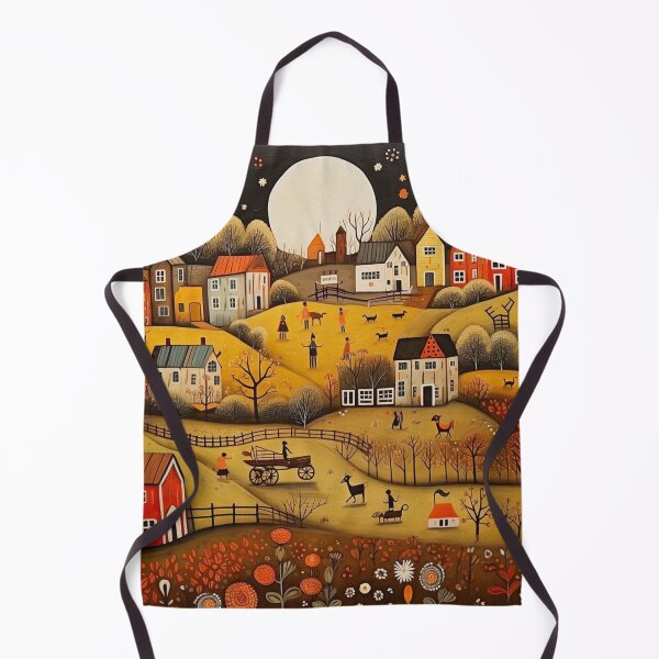 Item preview, The Farm, Folk Art designed and sold by Neika Shimm Designs.