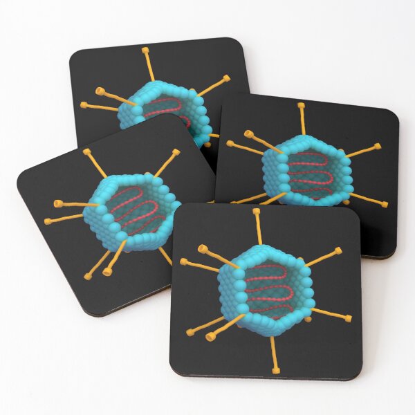 Item preview, STK701562H-Cross section of an adenovirus. designed and sold by StocktrekImages.