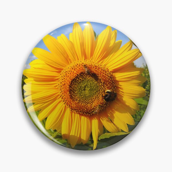 Item preview, Sunflower and Bees designed and sold by Ewa Miller.