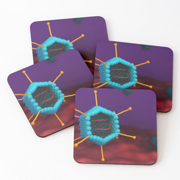 Item preview, STK701563H-Cross section of an adenovirus. designed and sold by StocktrekImages.