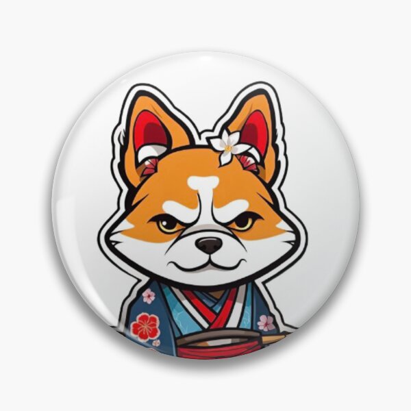 Item preview, Japan samurai dog designed and sold by KorArtStudio.