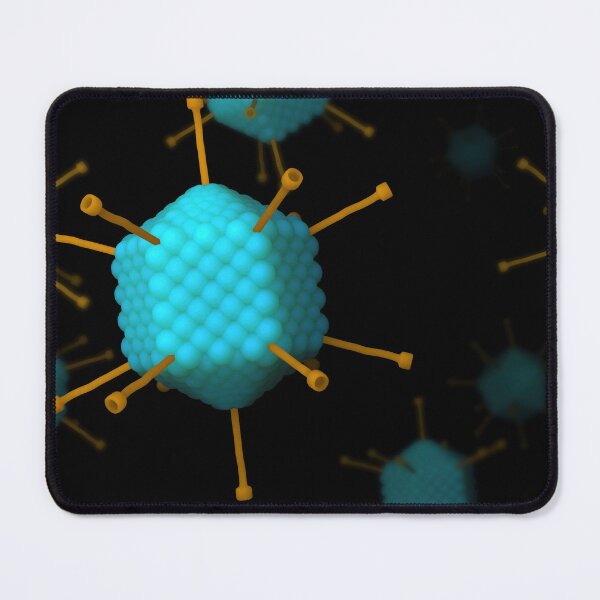 Item preview, STK701566H-Adenovirus on black background. designed and sold by StocktrekImages.