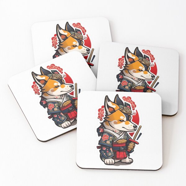 Item preview, Cute Japan samurai dog designed and sold by KorArtStudio.
