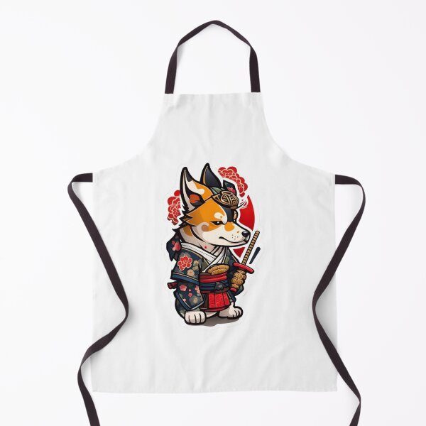 Item preview, Cute Japan samurai dog designed and sold by KorArtStudio.