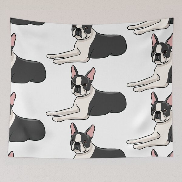 Item preview, Boston Terrier illustration cute  designed and sold by eliasgrafix.