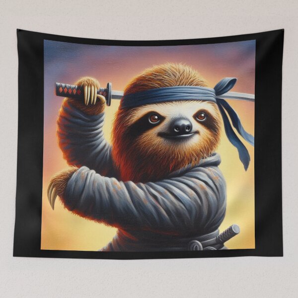 Item preview, Sloth Ninja designed and sold by CrankyOldDude.