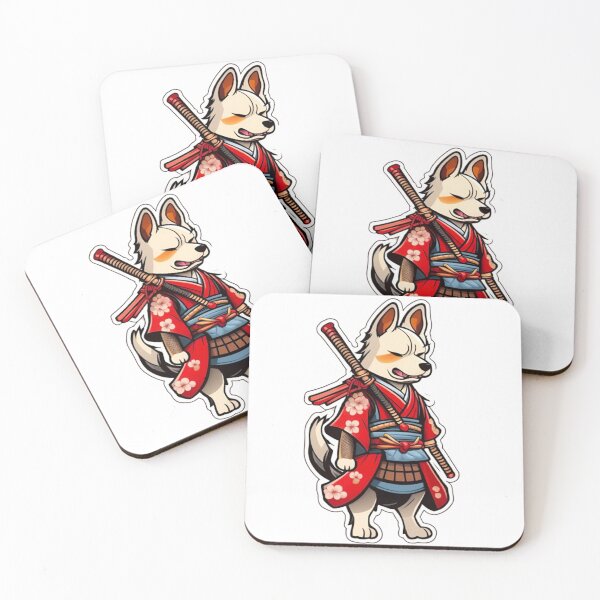 Item preview, Cool Japan samurai dog designed and sold by KorArtStudio.