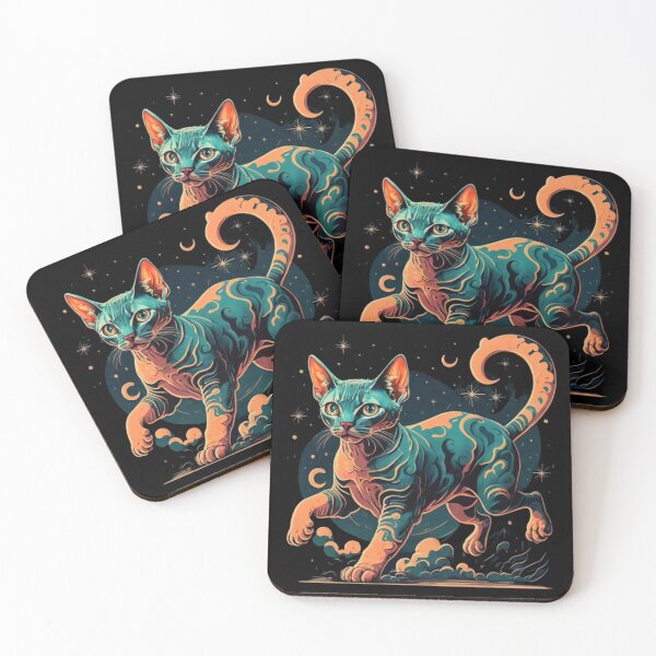 Item preview, Devon Rex Cat designed and sold by box-artshop.