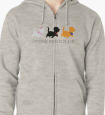 The Aristocats Zipped Hoodie