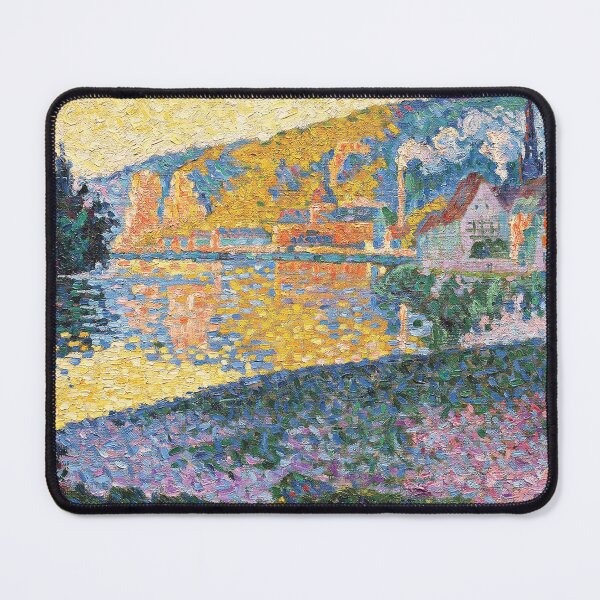 Item preview, HD. Les Andelys, sunset, Opus 135, by Paul Signac designed and sold by MINDTHECHERRY.