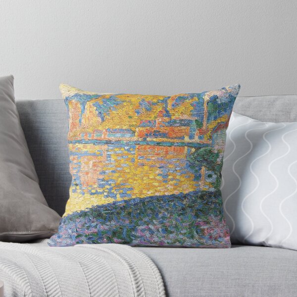 Item preview, HD. Les Andelys, sunset, Opus 135, by Paul Signac designed and sold by MINDTHECHERRY.