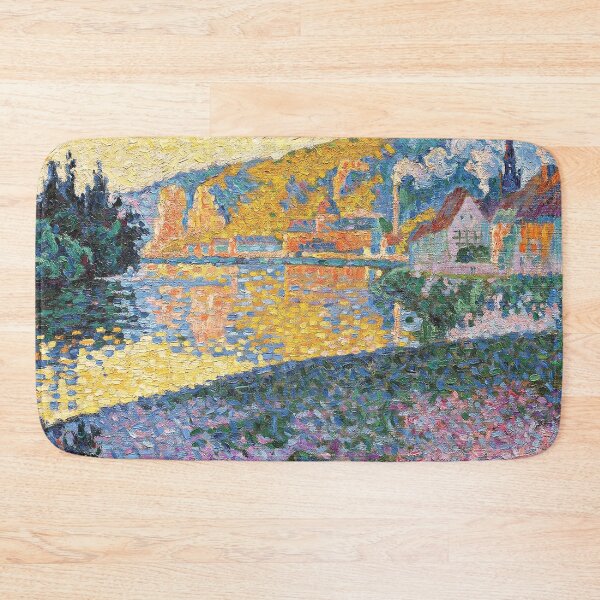 Item preview, HD. Les Andelys, sunset, Opus 135, by Paul Signac designed and sold by MINDTHECHERRY.