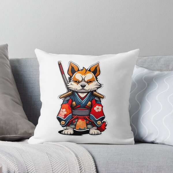 Item preview, Cute Japan samurai puppy dog designed and sold by KorArtStudio.