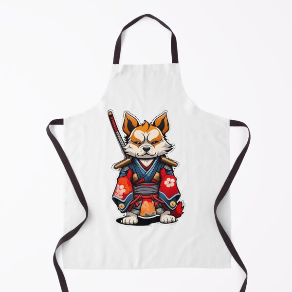 Item preview, Cute Japan samurai puppy dog designed and sold by KorArtStudio.